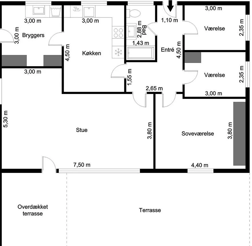 别墅 Molleparken House In Billund别墅 丹麦
